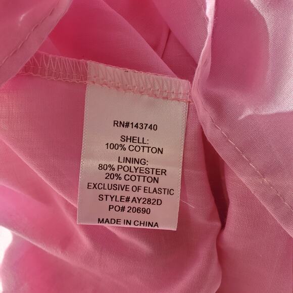 Tuckernuck Hyacinth House Fuschia Brushstrokes Aurora Halter Midi Dress Size XL - Picture 11 of 12